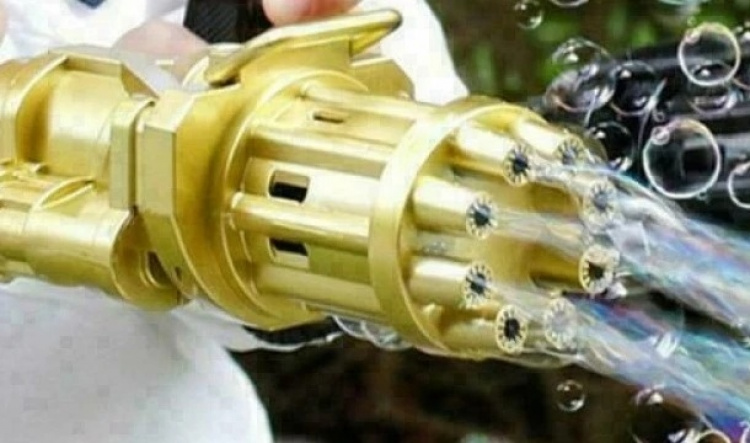 Såpbubbelpistol, Guld