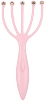 Päänahan hieronta metallipalloilla, vaaleanpunainen Päänahan hieronta metallipalloilla, vaaleanpunainen