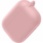 Silikoninen suojakotelo koukulla Airpods Prolle, Pink
