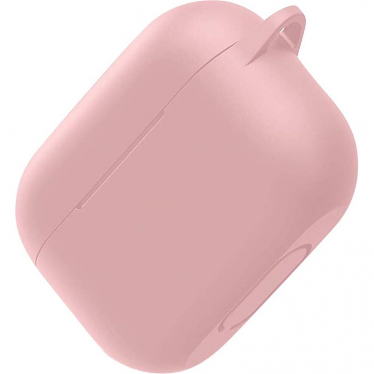 Silikoninen suojakotelo koukulla Airpods Prolle, Pink