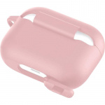 Silikoninen suojakotelo koukulla Airpods Prolle, Pink