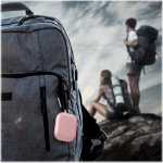 Silikoninen suojakotelo koukulla Airpods Prolle, Pink