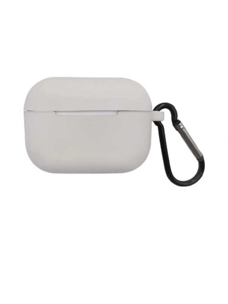 Silikonikuori koukulla Airpods Prolle, Taupe