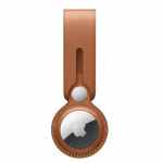 PU-nahkakotelo Airtagille, ruskea