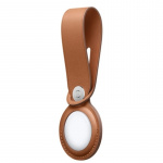 PU-nahkakotelo Airtagille, ruskea