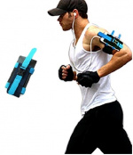 Kestävä puhelinkotelo käsivarrelle, Sininen Kestävä puhelinkotelo käsivarrelle, Sininen