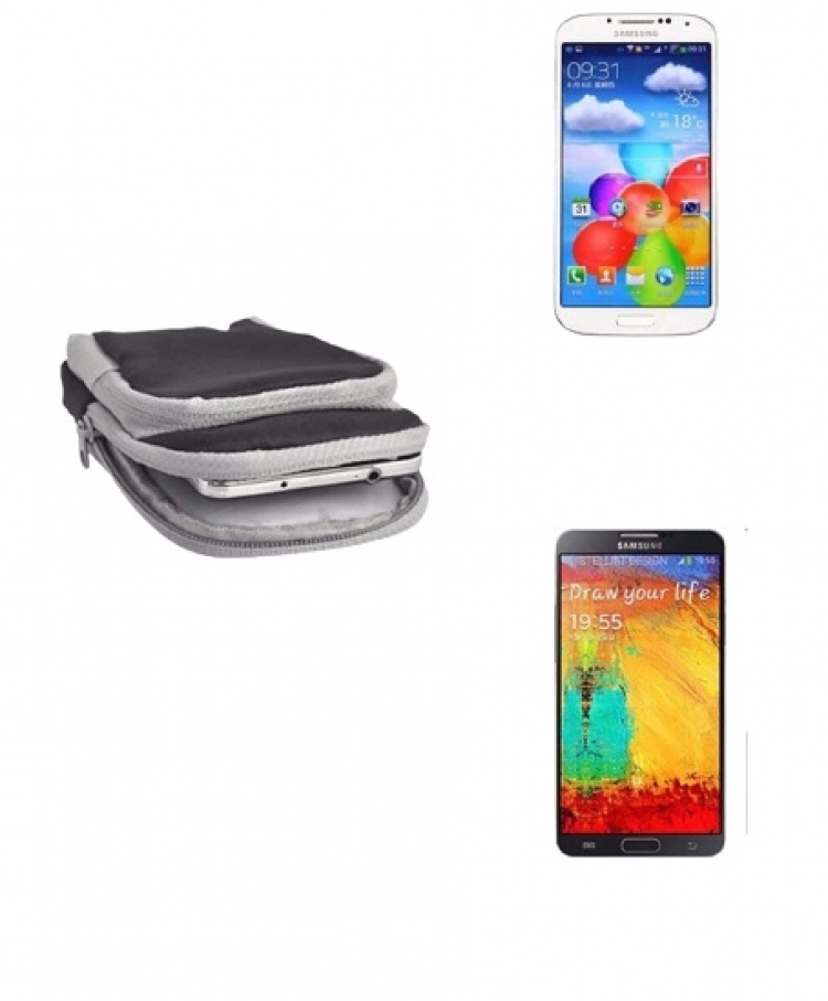 Tilava käsilaukku kuulokeliitännällä, musta Tilava käsilaukku kuulokeliitännällä, musta