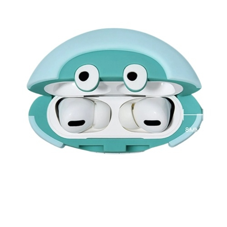 Octopus-kuori Airpods Prolle, vihreä