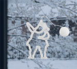 LED-valo jouluksi, tonttu LED-valo jouluksi, tonttu