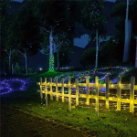 Lämpövalkoinen LED-nauha, joka vilkkuu 3 eri kuviota