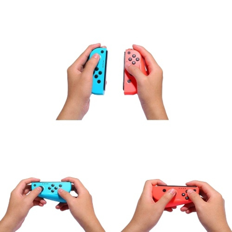 Pelinäyttö Nintendo Switchille, punainen/sininen