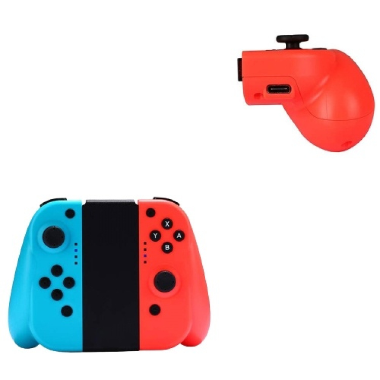 Pelinäyttö Nintendo Switchille, punainen/sininen