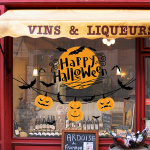 Halloween-aiheinen seinäkoristelu, Happy Halloween 60x45cm Halloween-aiheinen seinäkoristelu, Happy Halloween 60x45cm