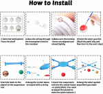 Ripustettava aurinkokuntamalli + valovärit Ripustettava aurinkokuntamalli + valovärit