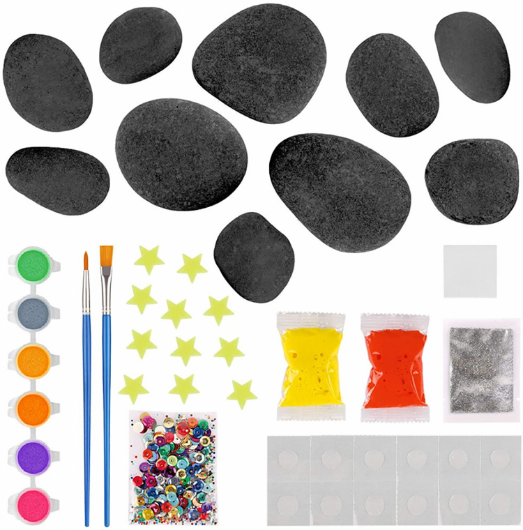 Kitki maalata ja koristella kiviä, Galax