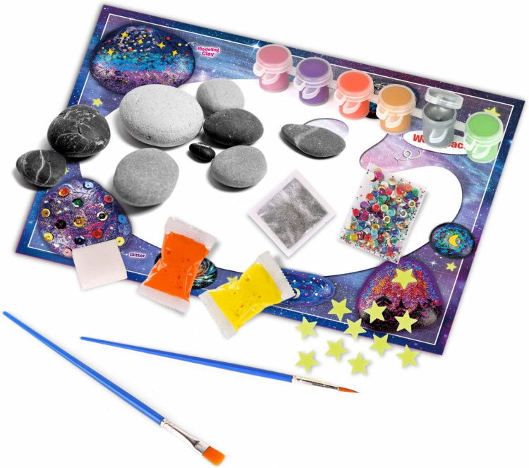 Kitki maalata ja koristella kiviä, Galax