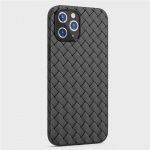 Kudottu TPU-kotelo iPhone 13: lle, Musta Kudottu TPU-kotelo iPhone 13: lle, Musta