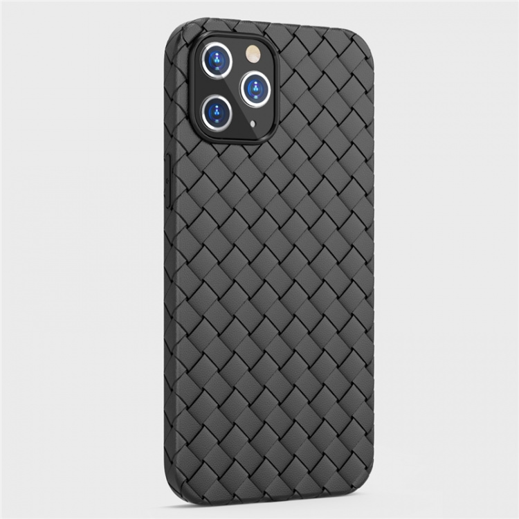 Kudottu TPU-kotelo iPhone 13: lle, Musta Kudottu TPU-kotelo iPhone 13: lle, Musta