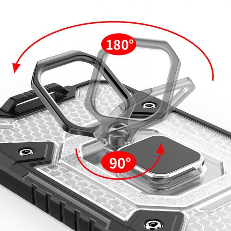 Kestävä kuori iPhone 13:lle, Musta/violetti Kestävä kuori iPhone 13:lle, Musta/violetti