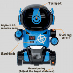 Robot Target Shooting Game kahdella ilmapumppu aseet