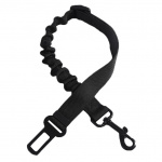 Leash with safetybelt adapter for pets, Black