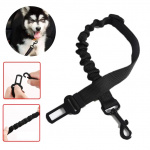Leash with safetybelt adapter for pets, Black
