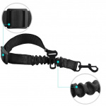 Leash with safetybelt adapter for pets, Black