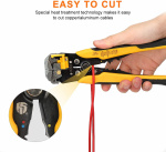 Kaapelinkuorija, leikkuri ja puristin, 3-in-1