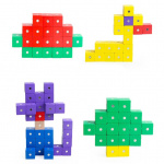 Magneettiset rakennuspalikat, Lila Magneettiset rakennuspalikat, Lila