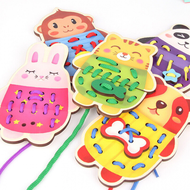 Sykort - puu lankojen kanssa, Panda