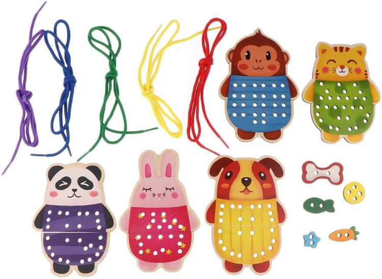 Sykort - puu lankojen kanssa, Panda