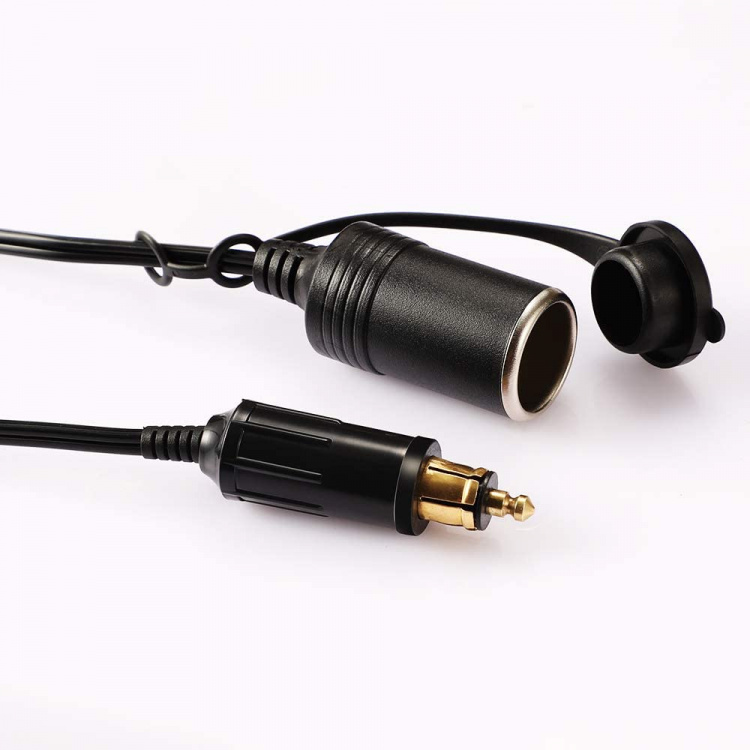 Eurooppalainen DIN-liitin tupakansytytinadapteri, 12-24V