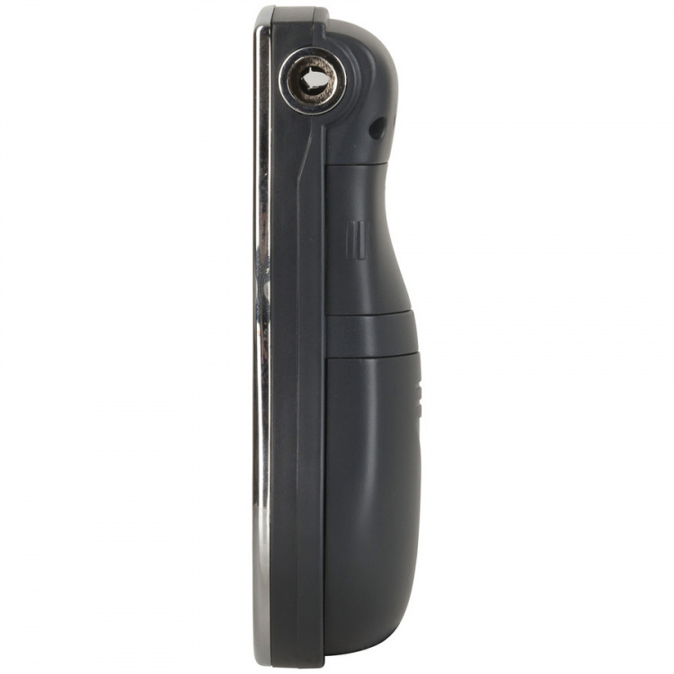 Pienikokoinen puhallusmittari autoon tai muihin tilaisuuksiin LCD-näytöllä, musta/hopea