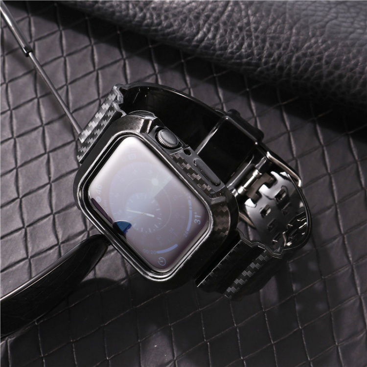 Vaihtohihna Apple Watch 42/44/45mm, Musta