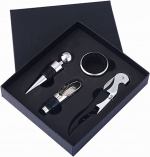 Korkkiruuvisarja (viinin kaataja, merihevosveitsi, viinirengas, viinitulppa) Korkkiruuvisarja (viinin kaataja, merihevosveitsi, viinirengas, viinitulppa)