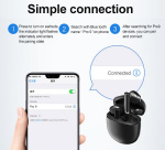 Pro 9 TW In-Ear-kuulokkeet, joissa on kosketusohjaus, musta