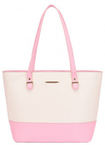 Käsilaukut, Beige Vaaleanpunainen ja kultaiset yksityiskohdat Käsilaukut, Beige Vaaleanpunainen ja kultaiset yksityiskohdat