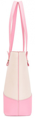 Käsilaukut, Beige Vaaleanpunainen ja kultaiset yksityiskohdat Käsilaukut, Beige Vaaleanpunainen ja kultaiset yksityiskohdat