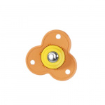 Laatikon pyörät ruostumatonta terästä 4 kpl, oranssi