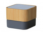 Bluetooth Mini puinen kaiutin toimistoon, Harmaa