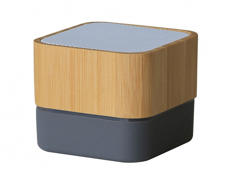 Bluetooth Mini puinen kaiutin toimistoon, Harmaa
