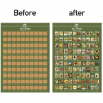 100 Ruokalajin Bucket List -juliste