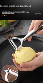 Viipaaja vihanneskuorija teräksestä