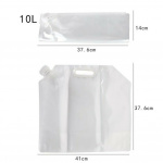 Taitettava vesisäiliö 10L kahvalla ja hanalla