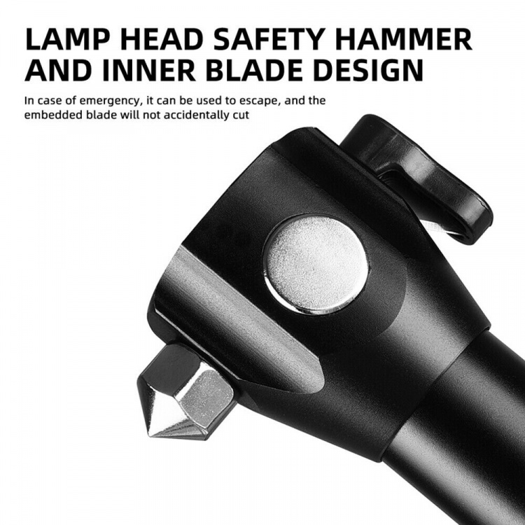 Taskulamppu hätävasaralla