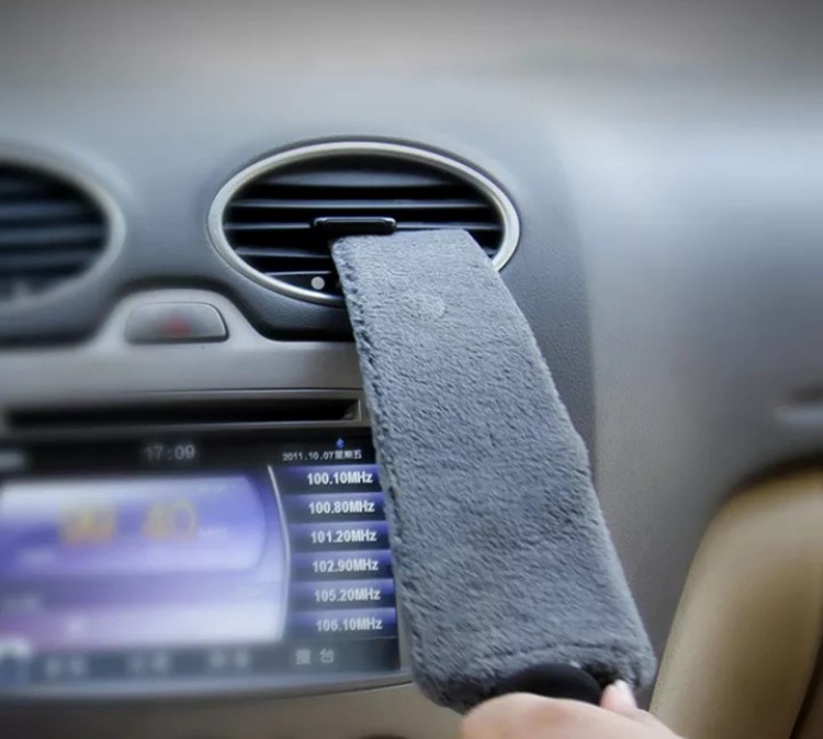 Sileä pölyläppä autoon, harmaa Sileä pölyläppä autoon, harmaa