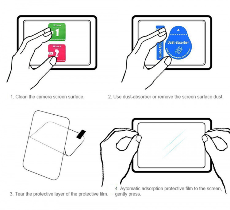 Näyttösuojus ja kameransuoja GoPro Hero 9:lle Näyttösuojus ja kameransuoja GoPro Hero 9:lle