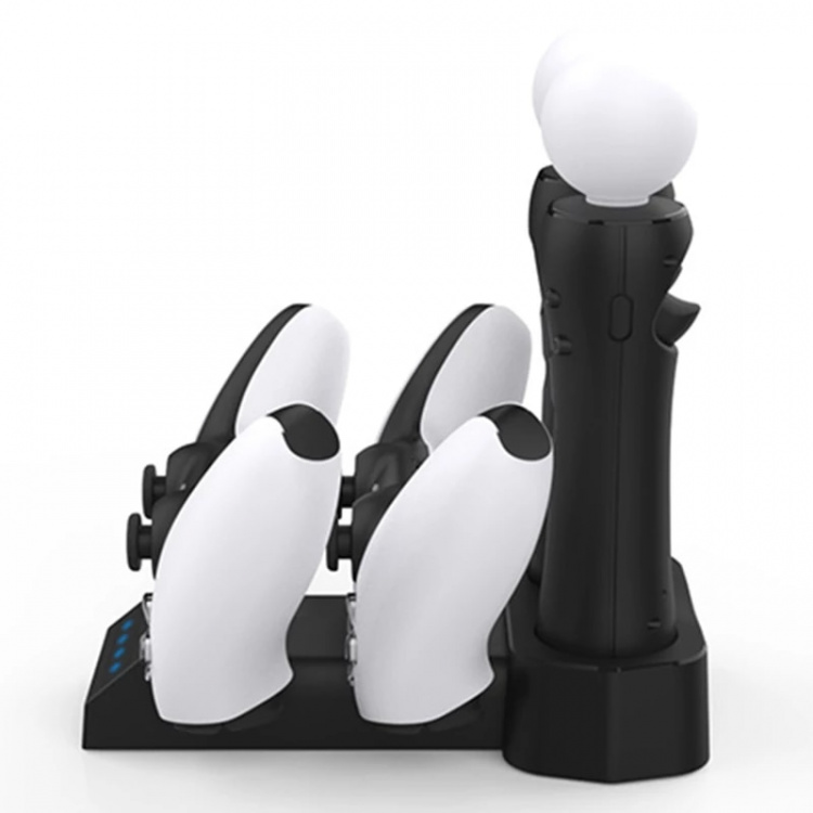 4 in 1 Latausasema PS5:lle ja VR Move-ohjaimille