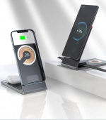 Taitettava ja langaton laturi älypuhelimelle, iWatchille, Airpodsille, jne