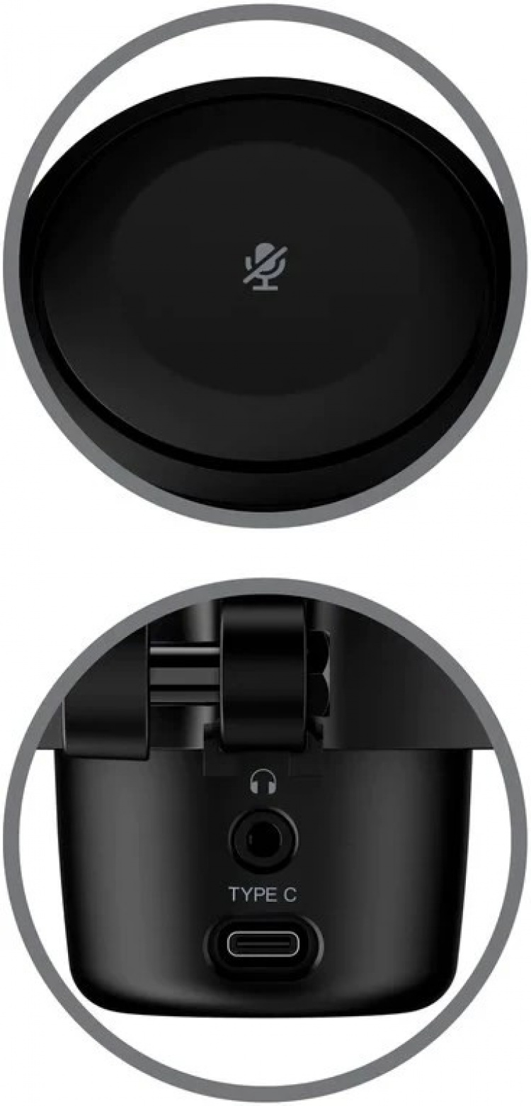 HyperX DuoCast Mikrofon för PC, PS5, PS4